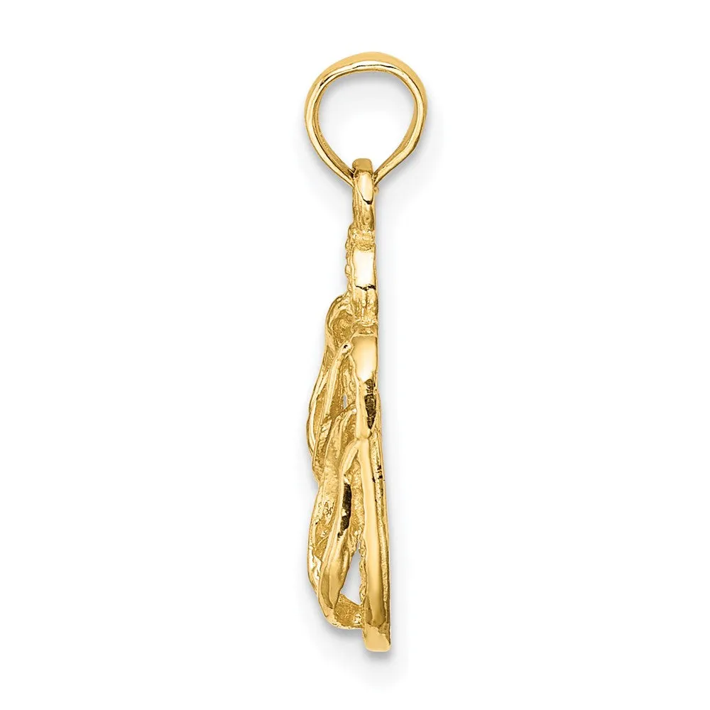 14K SANIBEL ISLAND Double Flip-Flop Charm