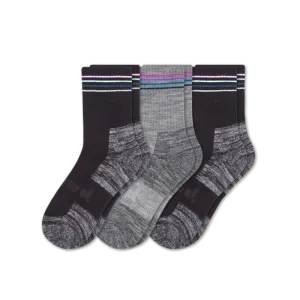 3 Pack - Women's Hiking Crew Pacas Socks