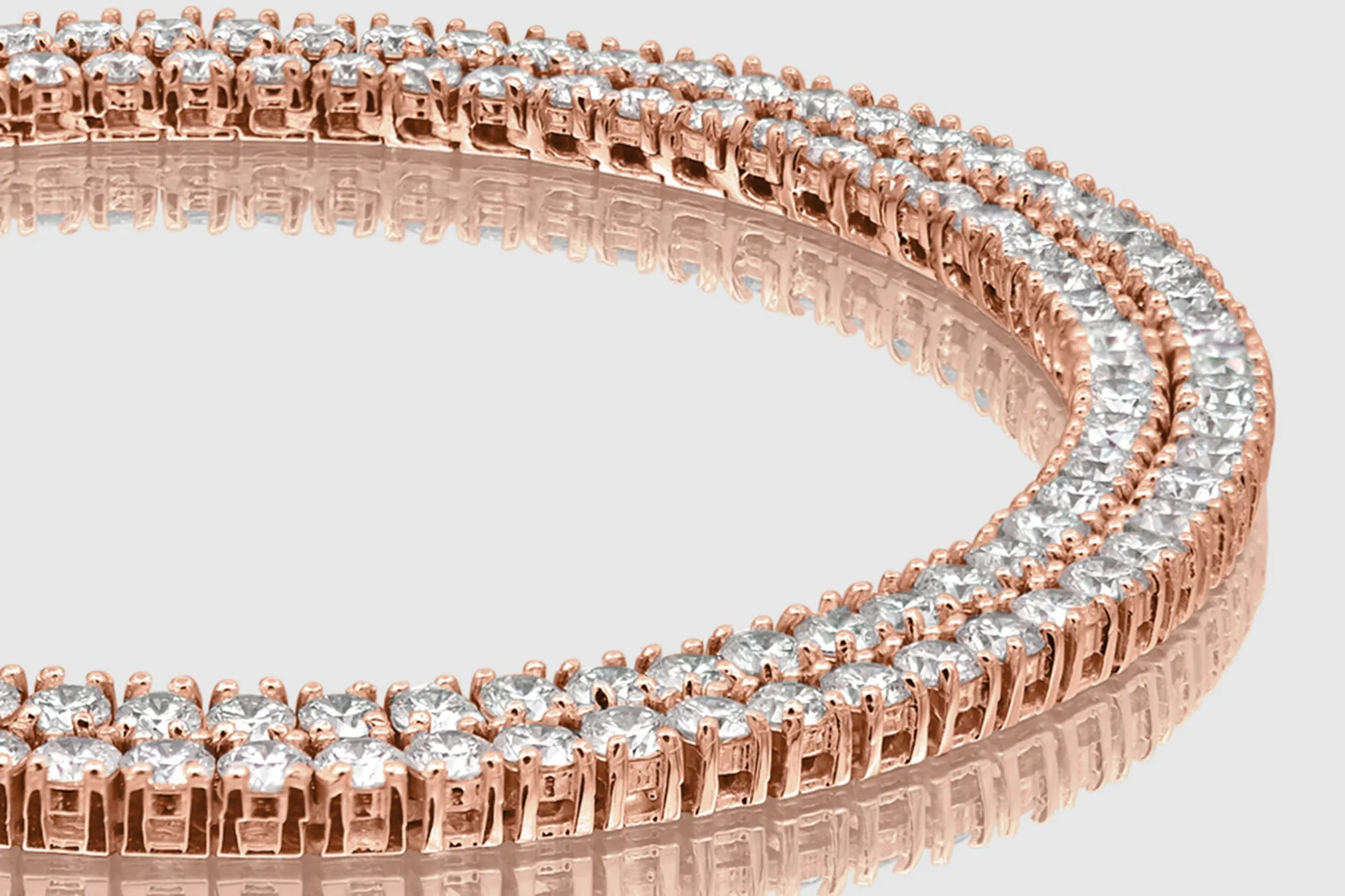 3.5mm 15 pointers Diamond Tennis Necklace