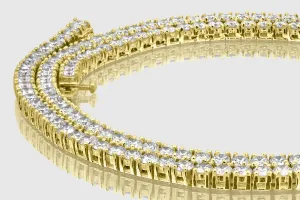3.5mm 15 pointers Diamond Tennis Necklace