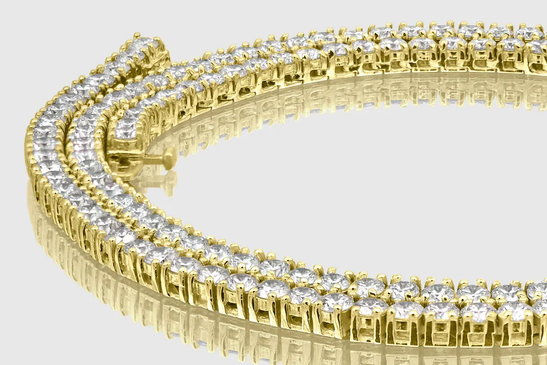 3.5mm 15 pointers Diamond Tennis Necklace