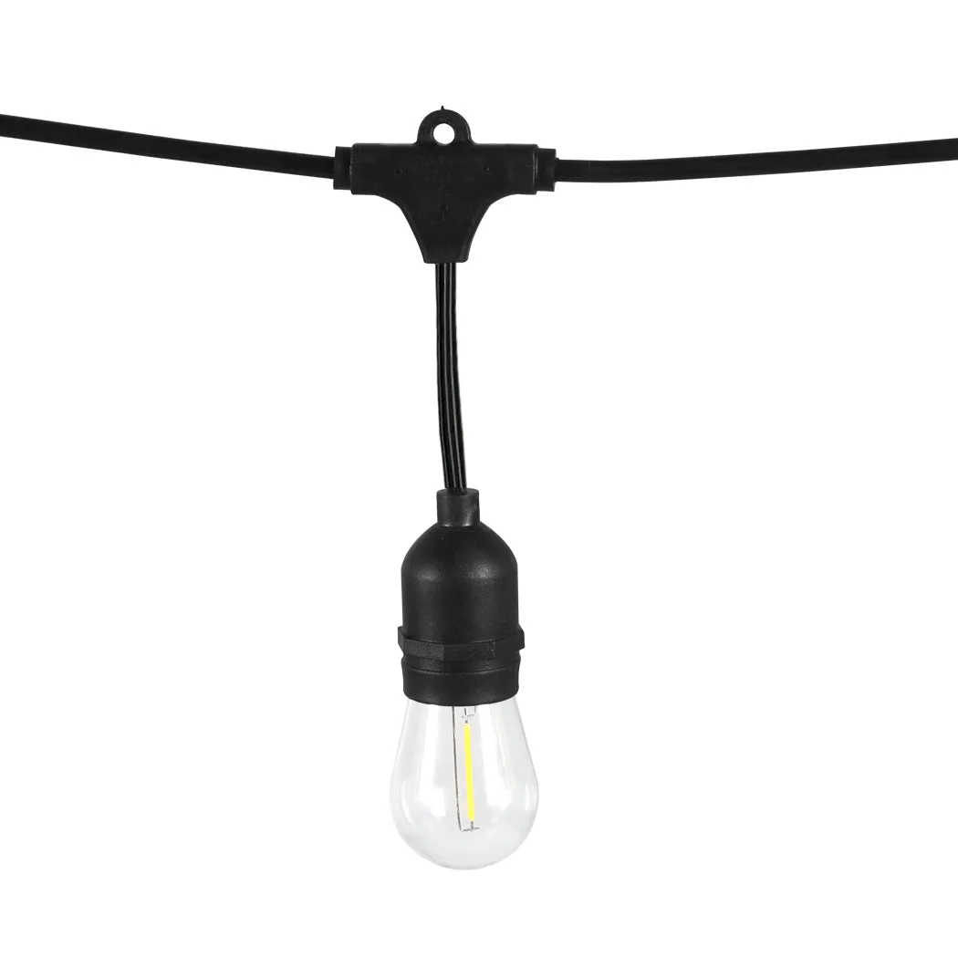 60M Festoon String Lights Xmas Wedding Party Waterproof Garden Outdoor