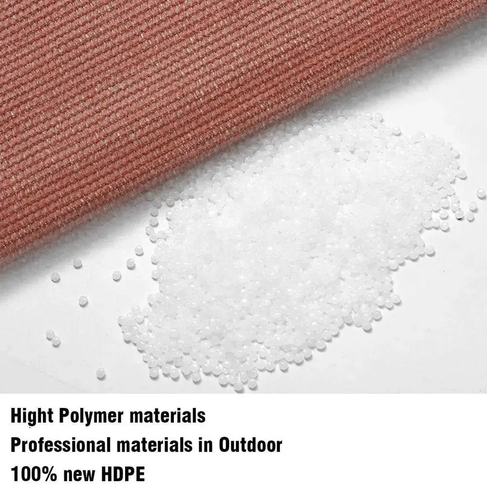6'x'12' Rectangle Patio Sun Shade Sail（Red Color）