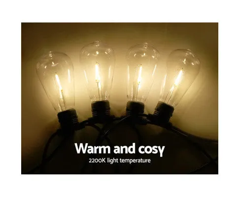 80PCS LED Festoon String Lights Wedding Christmas Outdoor