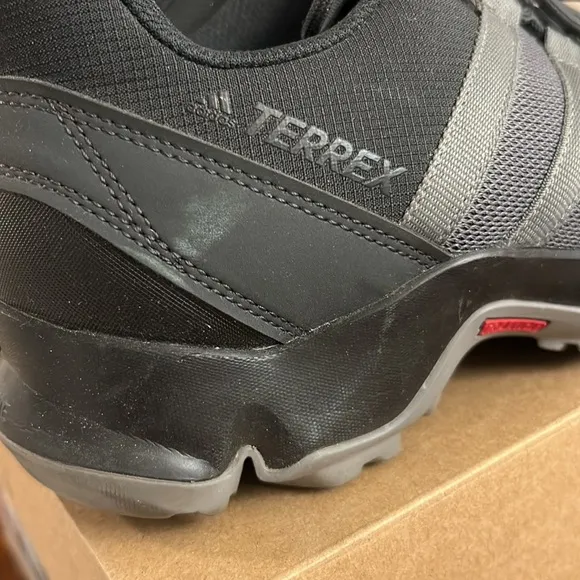 adidas Terrex AX2R Outdoor Plein Air Black Gray Hiking Trail Shoes Size 10 EUC