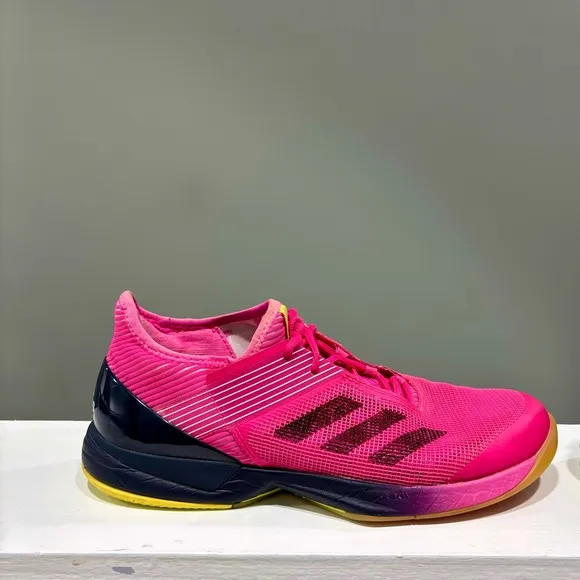 Adidas Women’s Adizero Ubersonic Hot Pink Athletic Tennis Shoes -size 10