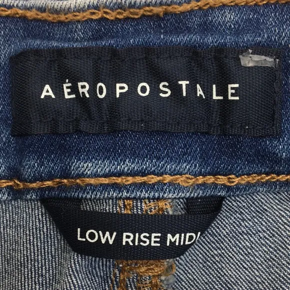 Aeropostale Women's Light Medium Dark Wash Jean Shorts Bundle of 3 Size 4