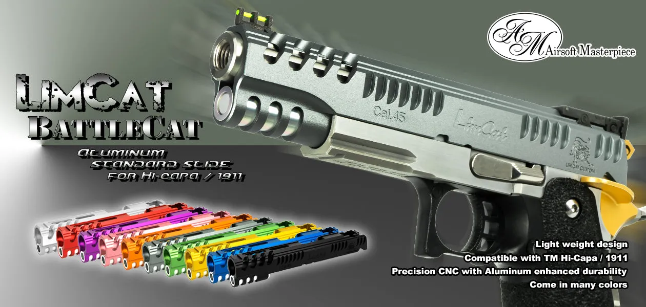 Airsoft Masterpiece “LimCat BattleCat” Slide for Hi-CAPA 5.1 (Grey)