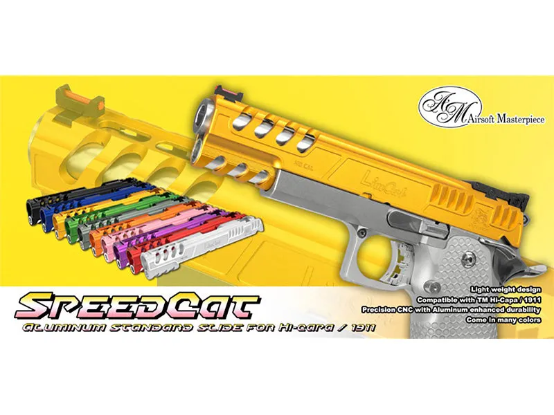 Airsoft Masterpiece "LimCat SpeedCat" Standard Slide for Hi-CAPA/1911 (Green)