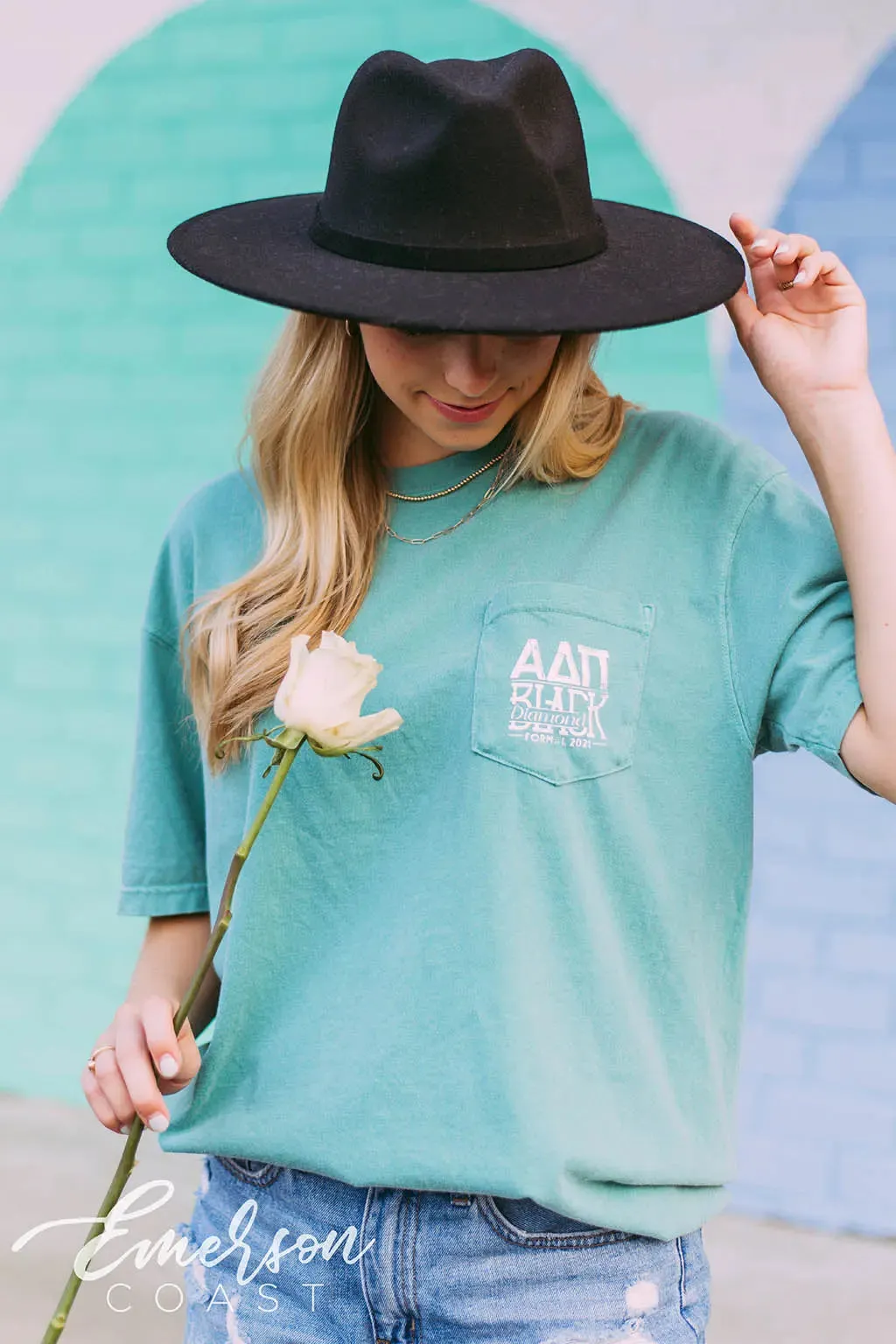 Alpha Delta Pi Black Diamond Formal Tshirt