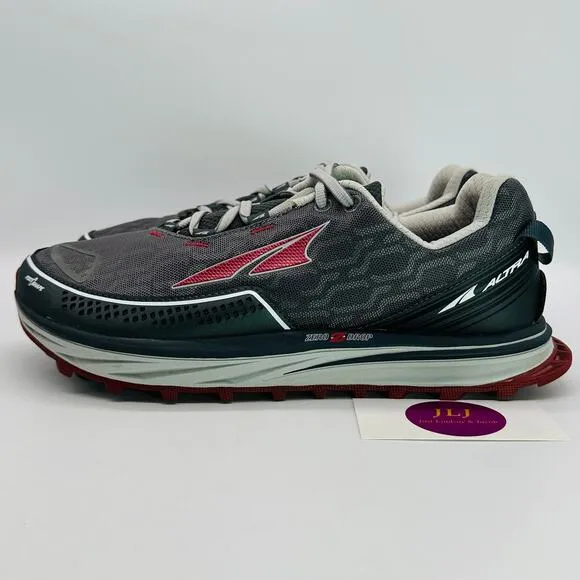 Altra Men's Timp IQ Trail Running Shoes Charcoal/Red AFM1757Q-2 Size 9