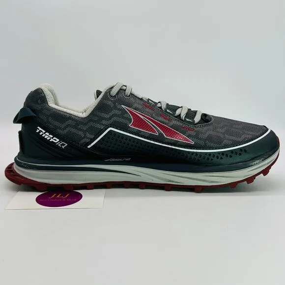 Altra Men's Timp IQ Trail Running Shoes Charcoal/Red AFM1757Q-2 Size 9