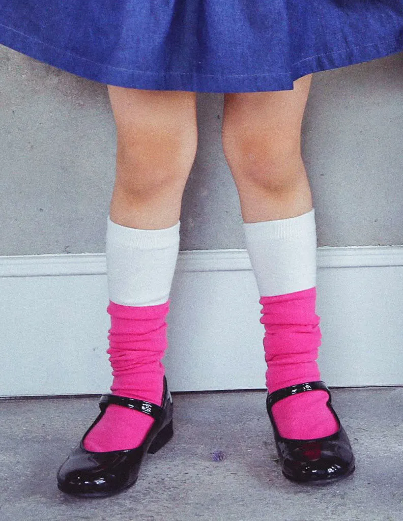 Angel Knee Socks Pink