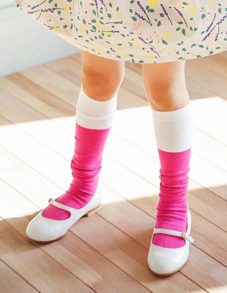 Angel Knee Socks Pink