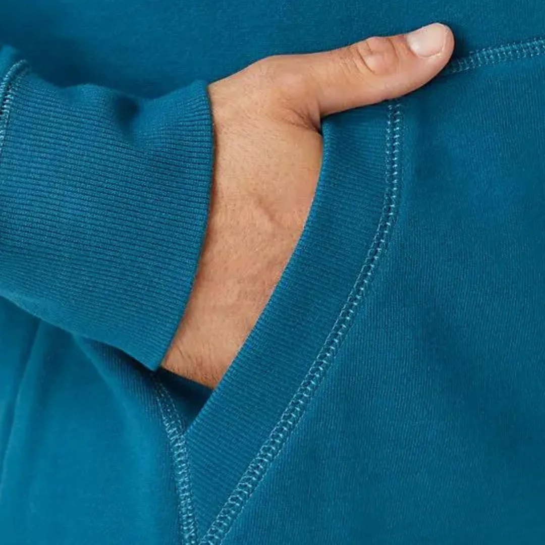 Asics Mens Fleece Hoodie - Ink Teal