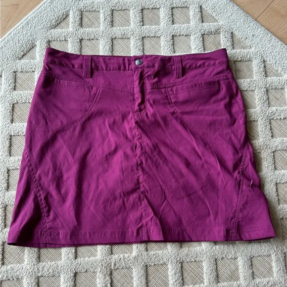 Athleta Purple Sporty Skirt - Skort Size 12 Outdoor Hiking Classic Summer Beach