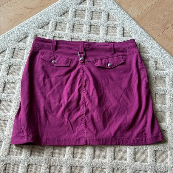 Athleta Purple Sporty Skirt - Skort Size 12 Outdoor Hiking Classic Summer Beach