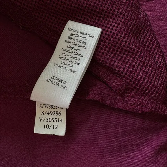 Athleta Purple Sporty Skirt - Skort Size 12 Outdoor Hiking Classic Summer Beach