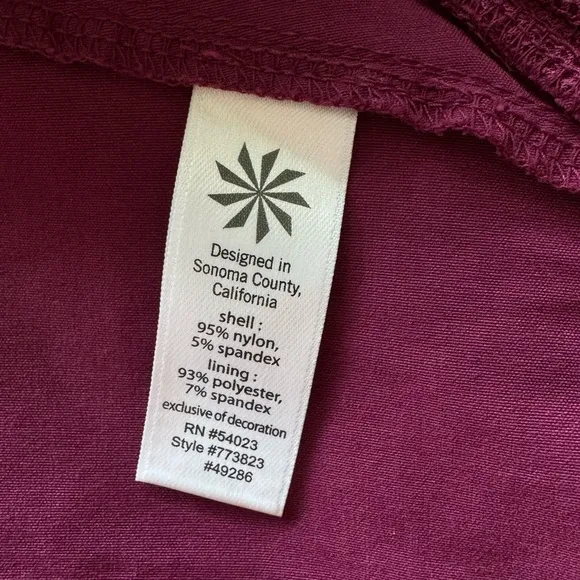 Athleta Purple Sporty Skirt - Skort Size 12 Outdoor Hiking Classic Summer Beach