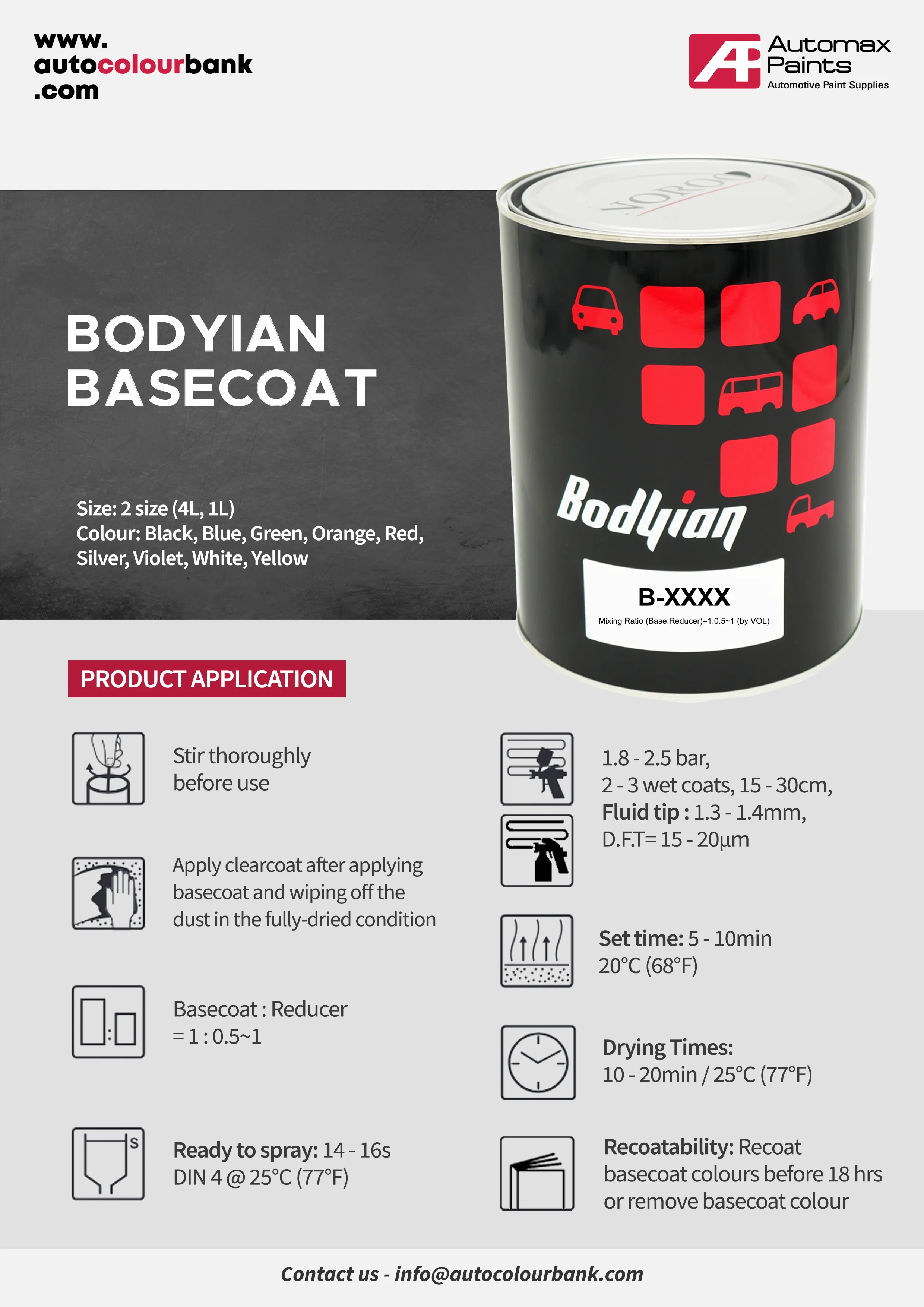 B-9450 Silver 4Lt/Can