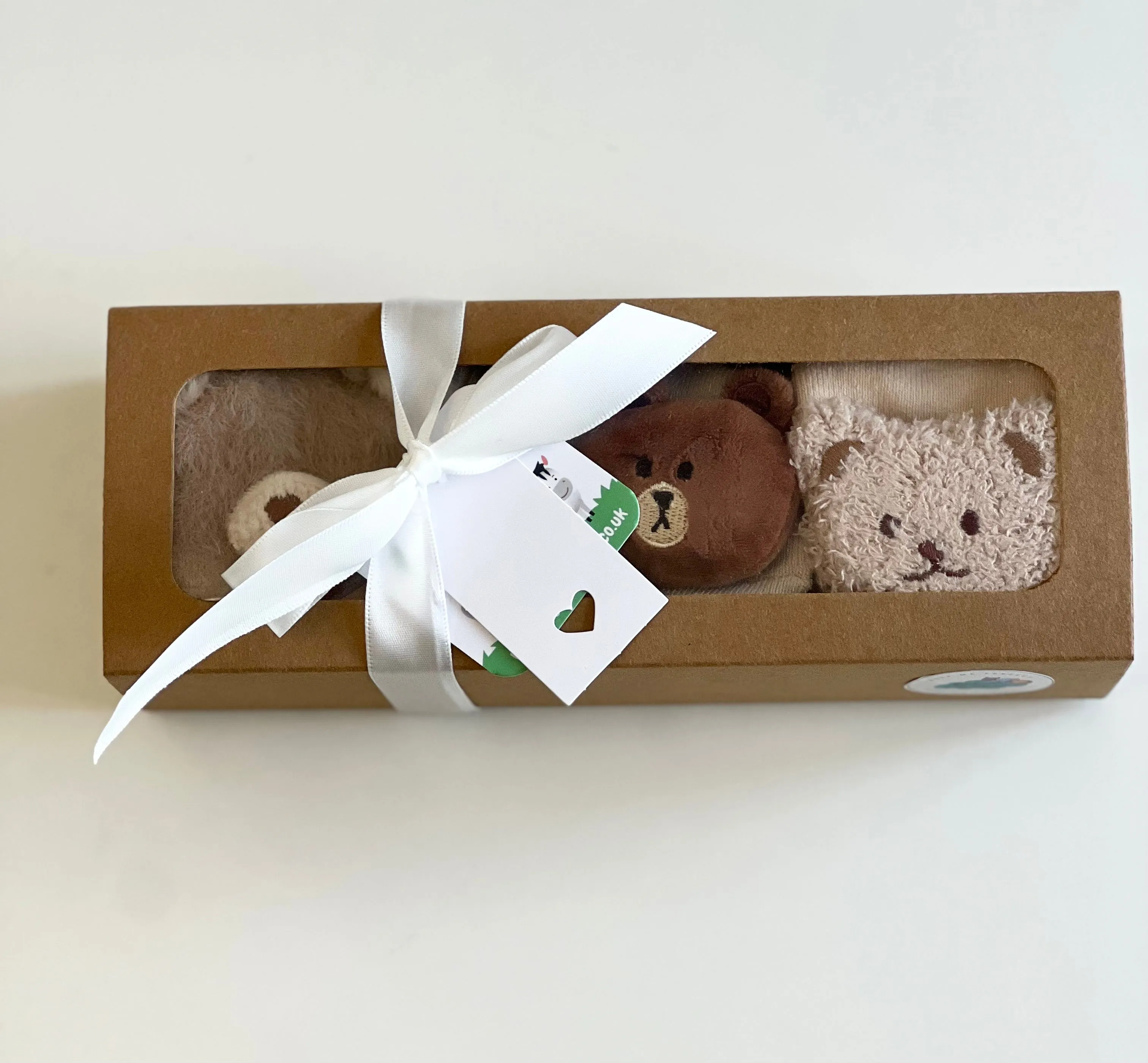 Baby Gift Box - The Teddy Bear Sock Collection