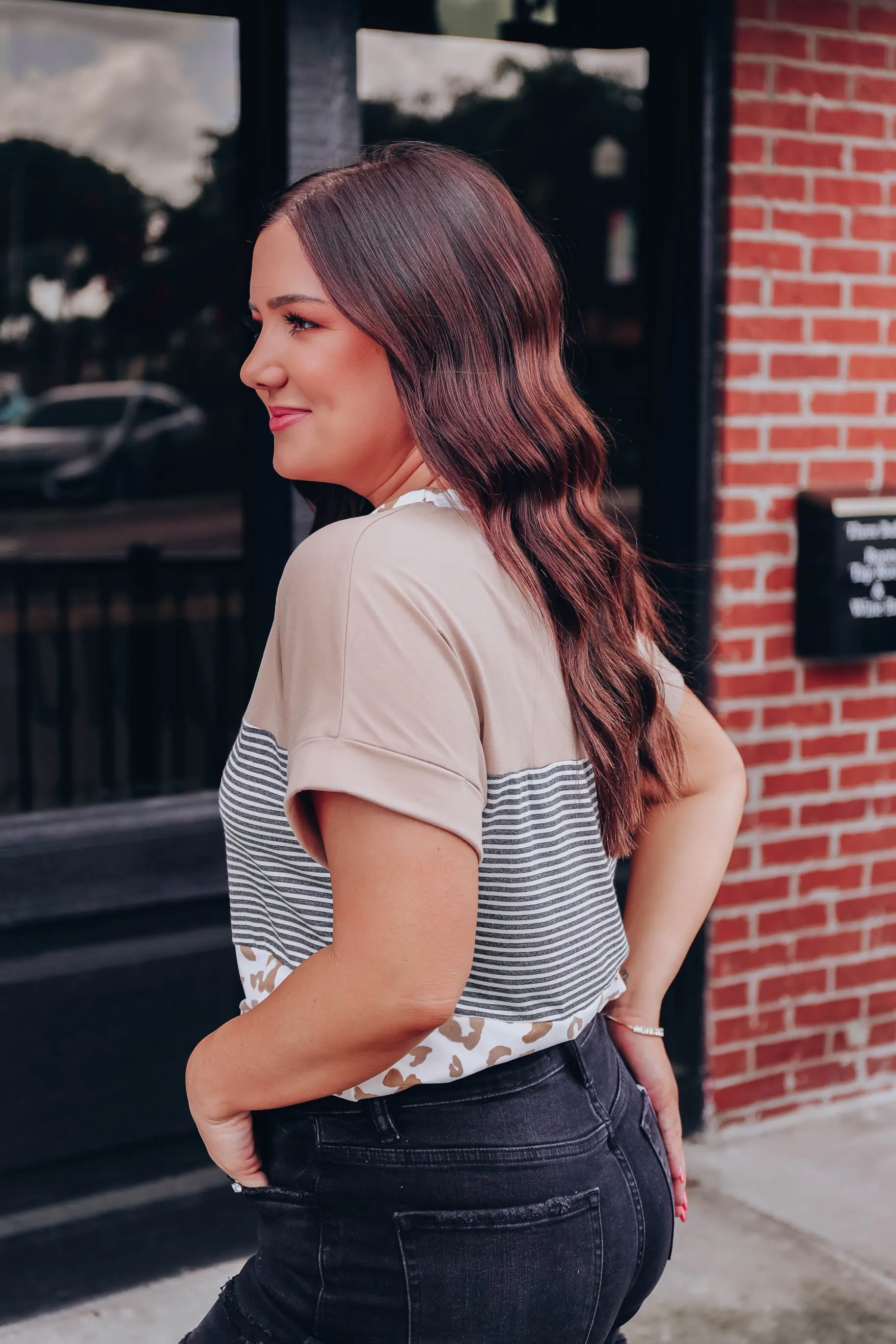 Back In The Mix Leopard Top