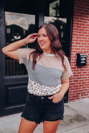 Back In The Mix Leopard Top