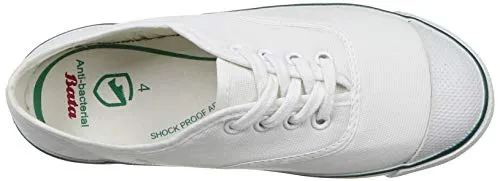 Bata Boy's Tennis White School Uniform Shoe (4391479), 4 UK