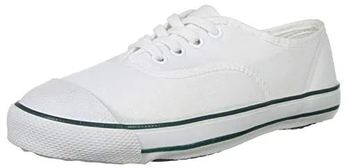 Bata Boy's Tennis White School Uniform Shoe (4391479), 4 UK