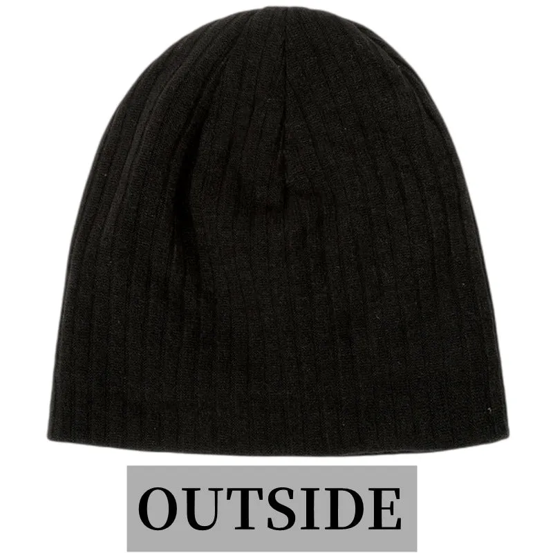 Beanie - Double Layer Slouch Beanie with plush interior
