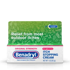 Benadryl Itch Stopping Cream, Original Strength