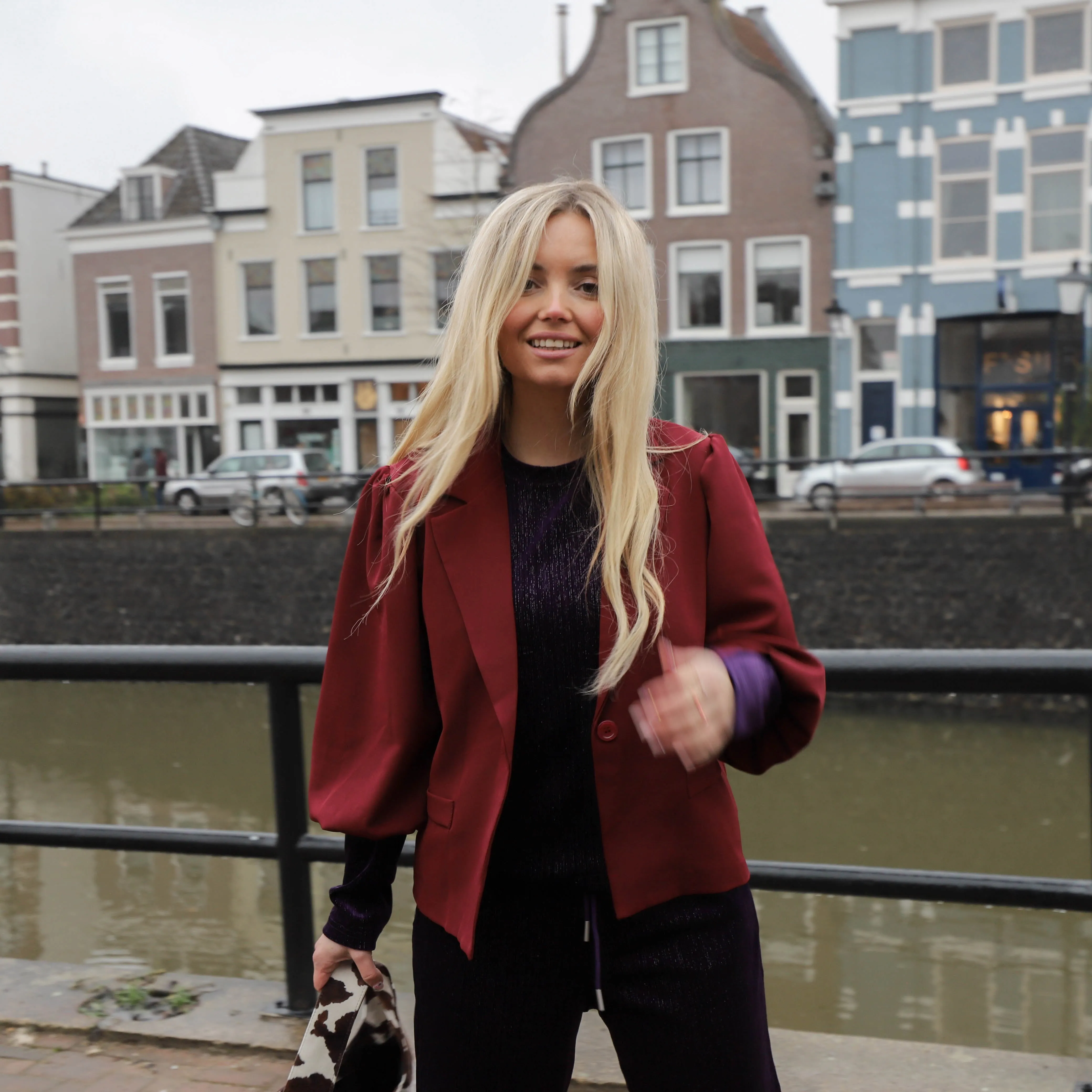 Billy blazer bordeaux