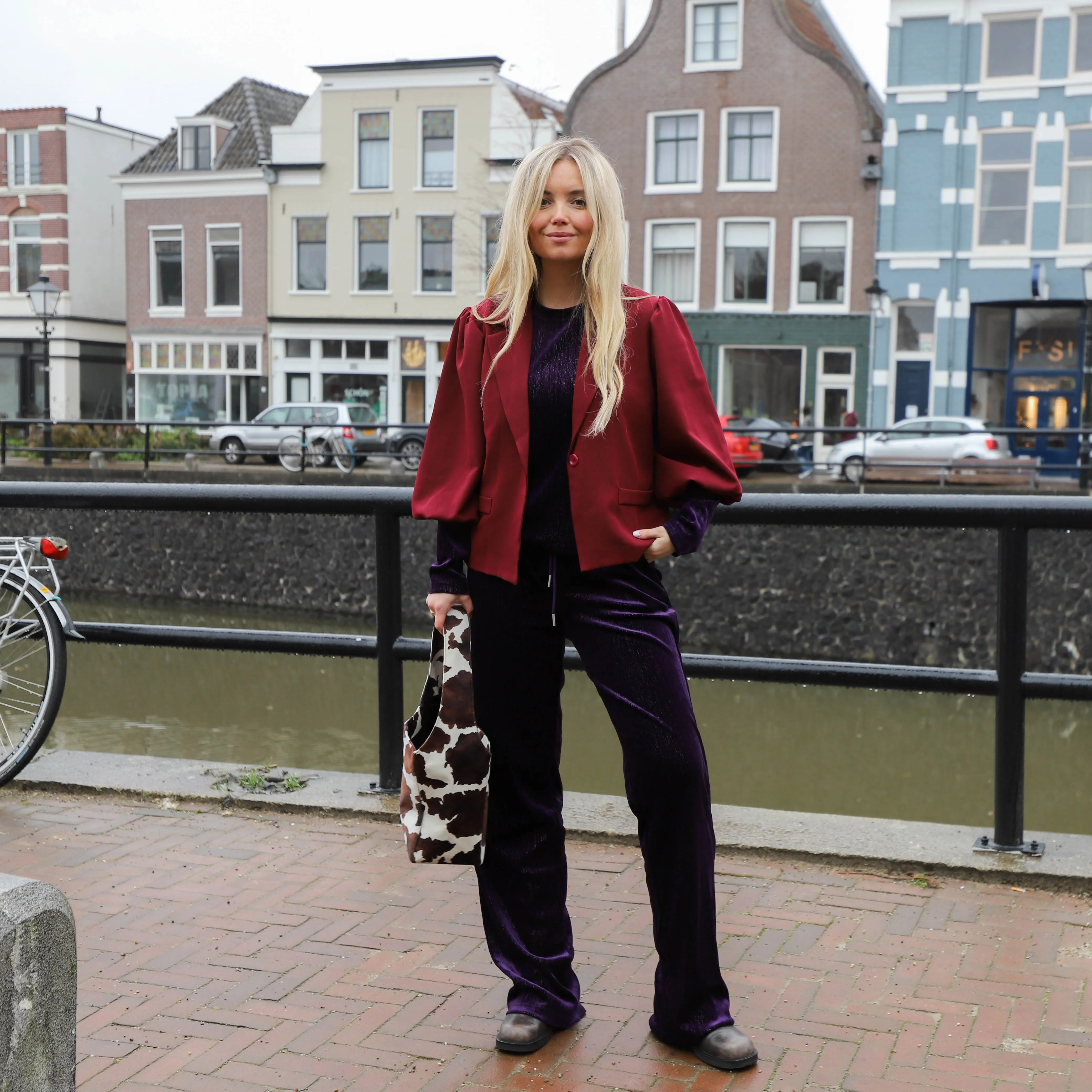 Billy blazer bordeaux