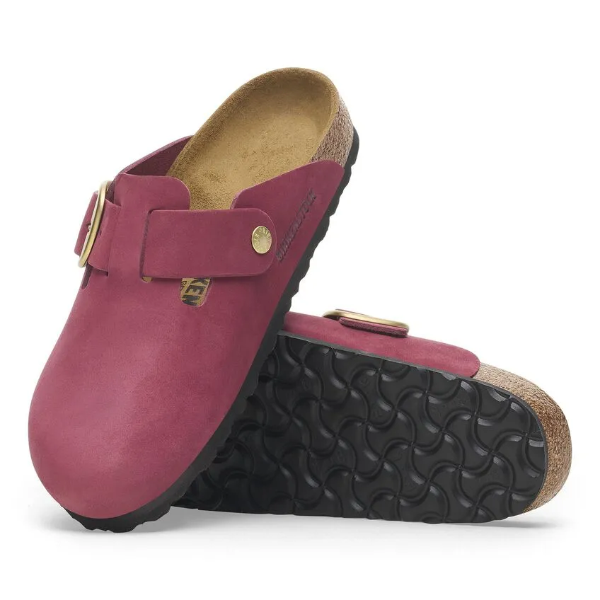 BIRKENSTOCK- BOSTON NUBUCK LEATHER BIG BUCKLE SHOE