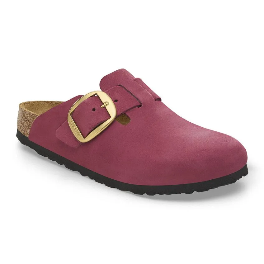 BIRKENSTOCK- BOSTON NUBUCK LEATHER BIG BUCKLE SHOE