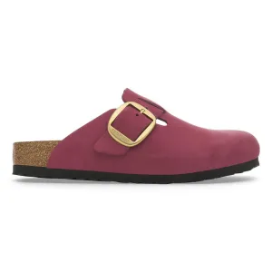 BIRKENSTOCK- BOSTON NUBUCK LEATHER BIG BUCKLE SHOE