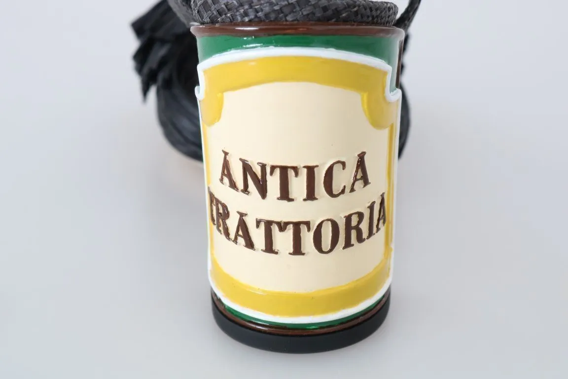 Black Antica Trattoria Sandals