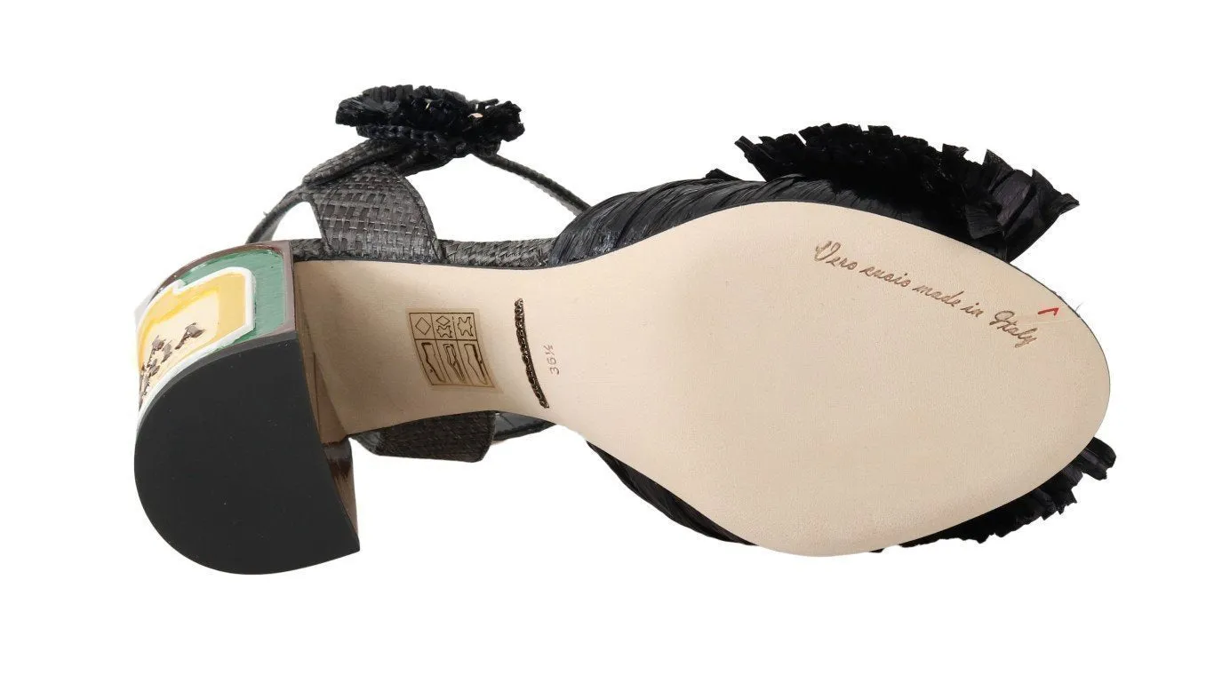 Black Antica Trattoria Sandals