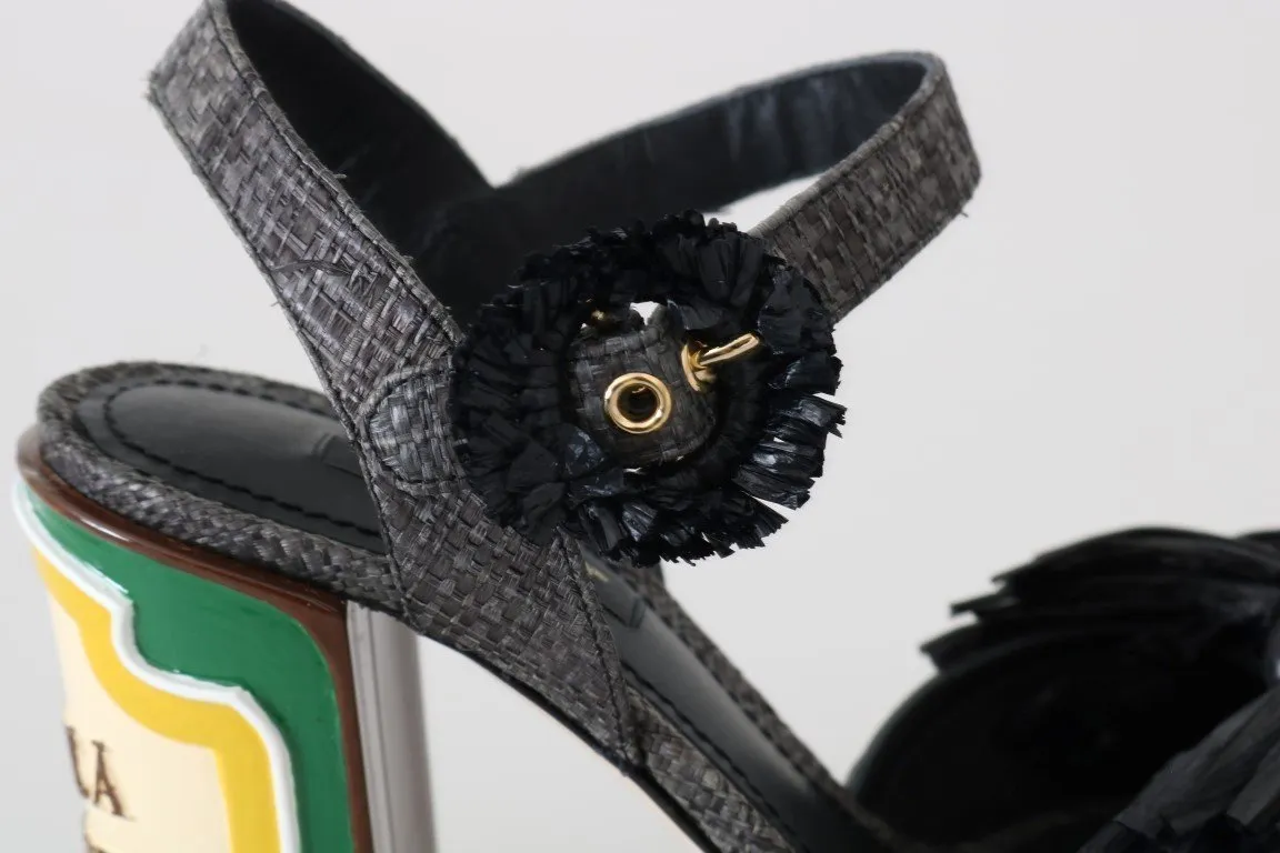 Black Antica Trattoria Sandals
