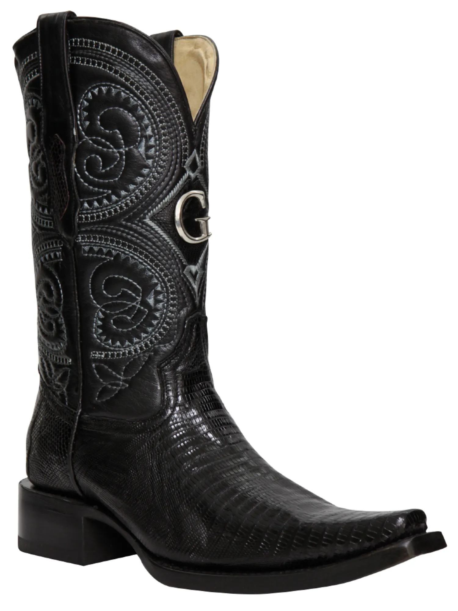 Botas Vaqueras Exoticas de Lizard Original para Hombre 'El General' - ID: 45072