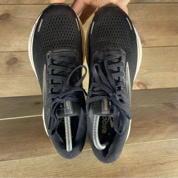 brooks ghost 14 womens size 8.5 shoes black athletic running sneakers