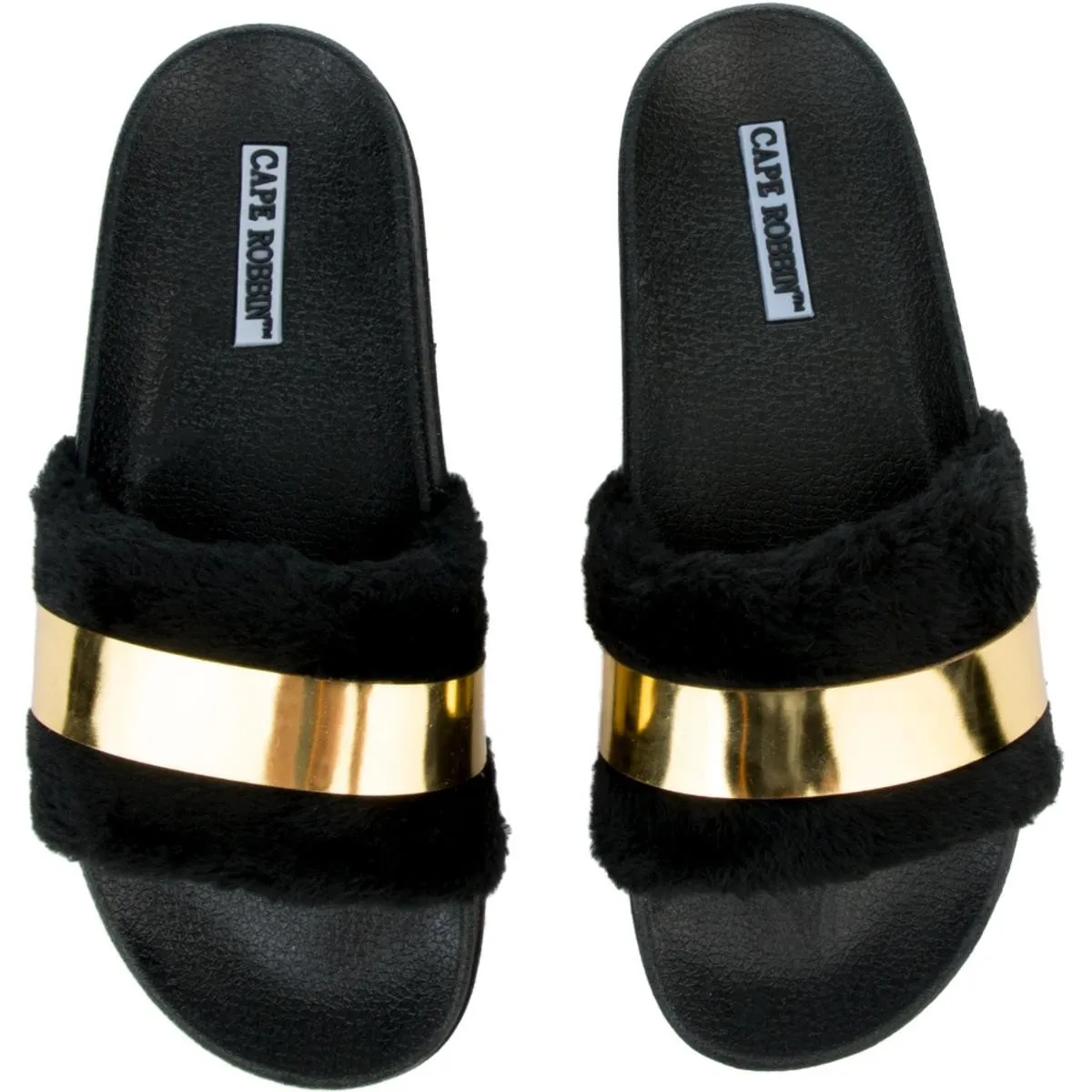 Cape Robbin Moira-26 Slide Gold/Black