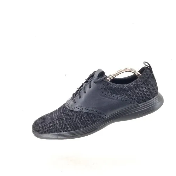 Cole Haan Grand Tour Knit Ox Black Grand OS Oxfords Casual C31341 Size 9.5M