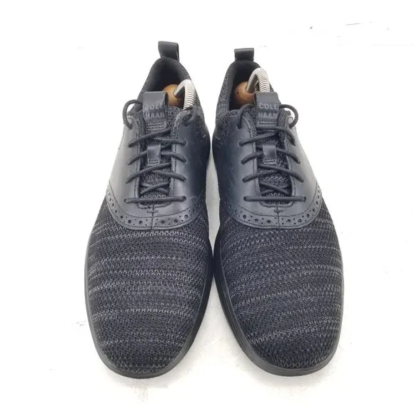 Cole Haan Grand Tour Knit Ox Black Grand OS Oxfords Casual C31341 Size 9.5M