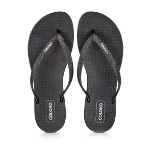 Coloko Orchid Flip Flop Black