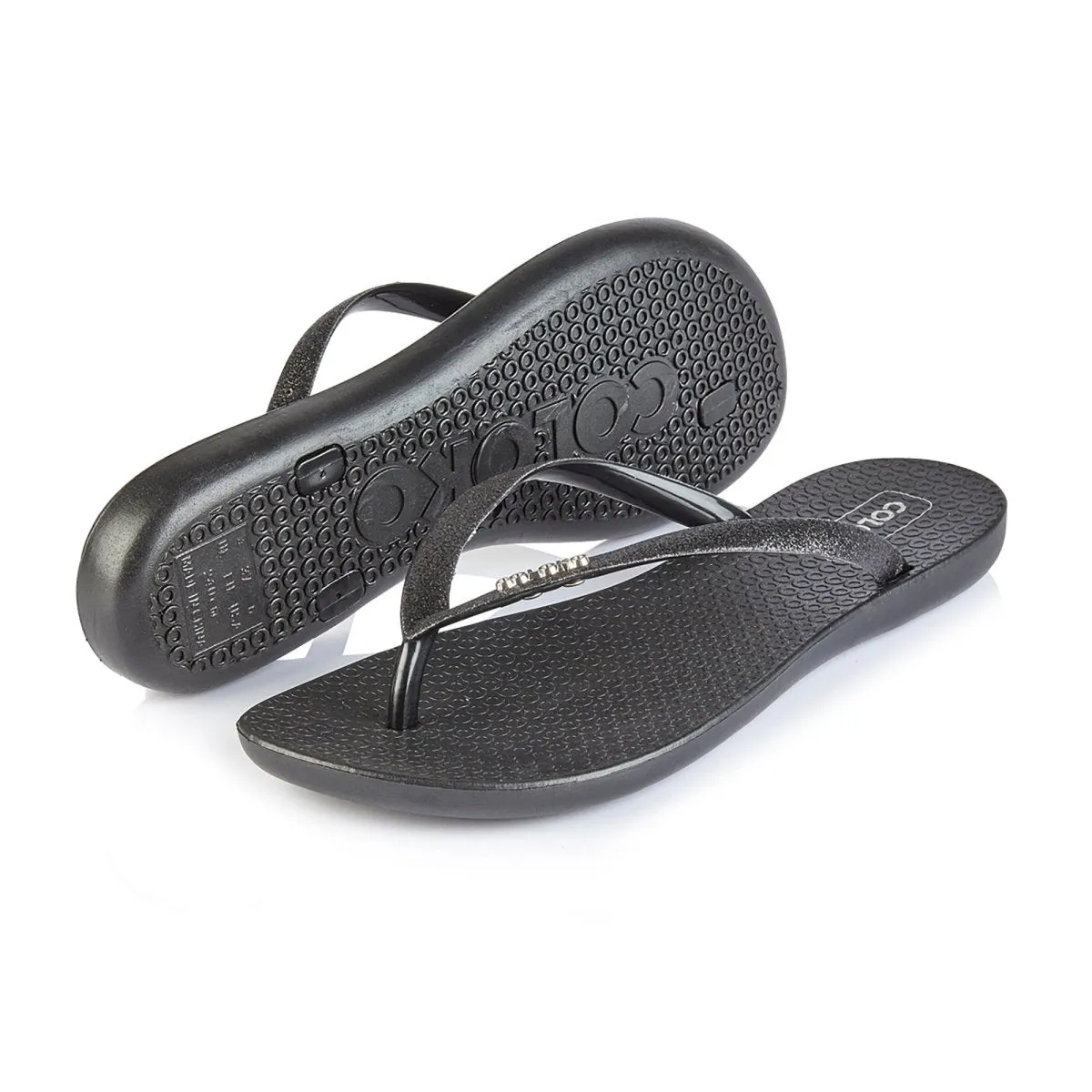 Coloko Orchid Flip Flop Black