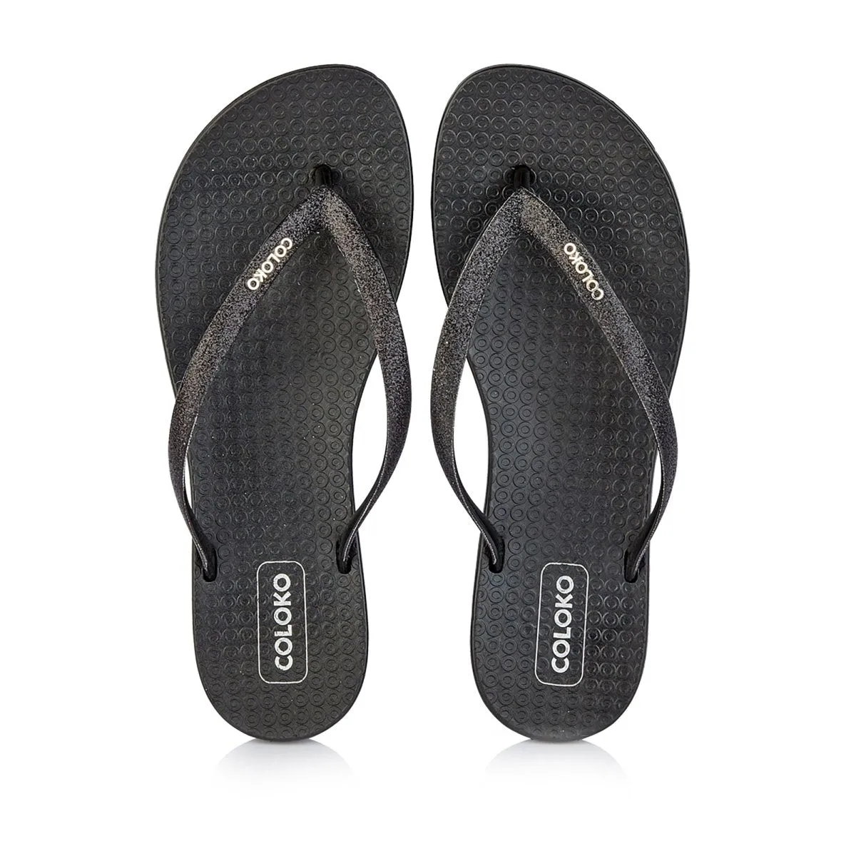Coloko Orchid Flip Flop Black