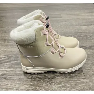 Columbia Moritza Boot Big Kids' Girls Size 6 Ancient Fossil Beige Winter Snow