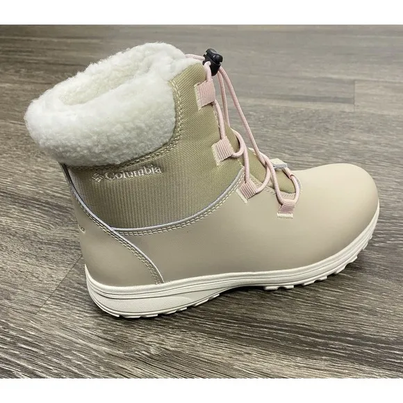 Columbia Moritza Boot Big Kids' Girls Size 6 Ancient Fossil Beige Winter Snow
