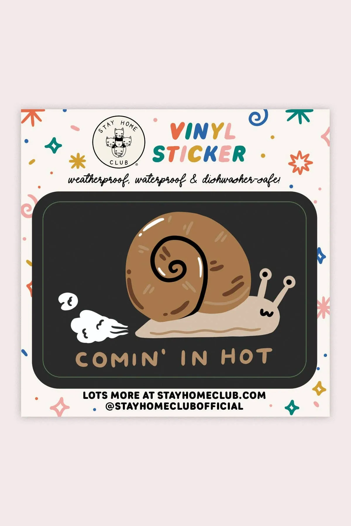 Comin' In Hot  Sticker